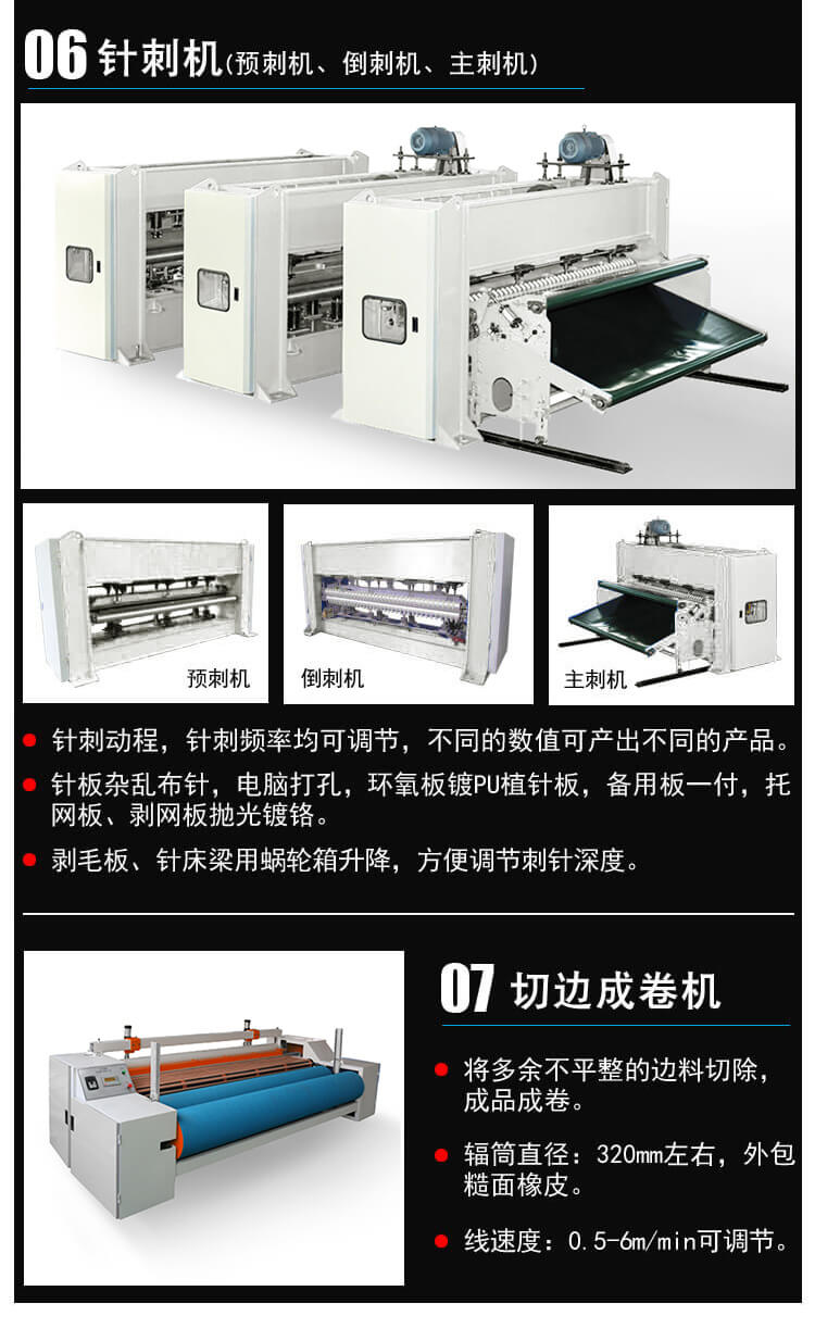 針刺土工布生產線產品細節4